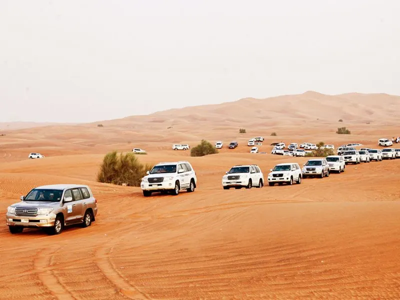 Desert safari adventure in Dubai included in the 7-day Egypt and Dubai trip